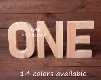 21cm wooden ONE, photo prop for first birthday, number one, smash cake, sign one, birthday photo prop, photo prop, baby photo , wooden one