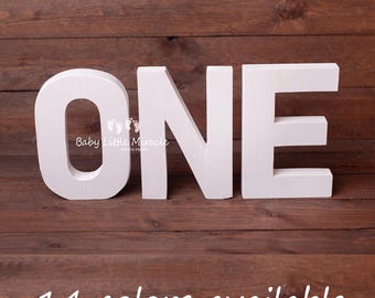 21cm wooden ONE, photo prop for first birthday, number one, smash cake, sign one, birthday photo prop, photo prop, baby photo , wooden one