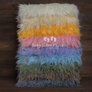 Faux fur 40x30cm, Faux fur, newborn fur, newborn photo props, newborn fabric, backdrop fabric, photography prop, baby props, basket stuffer