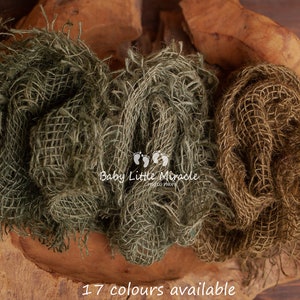 Shades of green set, green burlaps set, layer set, hand dyed burlap blanket, newborn layer, vintage layer set, olive blanket, green layer