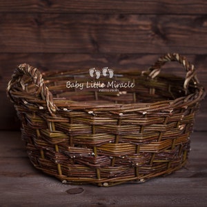 Newborn Photography, Wood Nest, Owl Nest, Photo Prop, Newborn basket, Newborn Nest, Twig basket, Newborn Prop, Photography, vintage prop