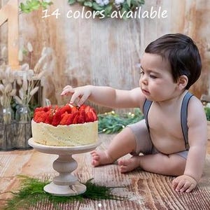 Wooden cake stand, Smash cake stand, First Birthday, Mini cake stand, Cupcake, 1st Birthday, Photo prop, Pedestal cake stand
