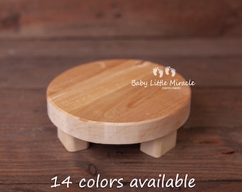 Mini soporte de madera, mini taburete de abedul, taburete de madera, soporte para pasteles, soporte para pasteles, accesorio para fotos, soporte de madera, taburete vintage, sesión de smash cake