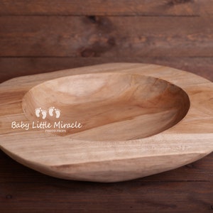 Huge Newborn photography, Teak bowl, Wood bowl, Photo Prop, Newborn photo prop, Wooden bowl, Bowl, Fruit bowl, Christmas gift, Rustic bowl
