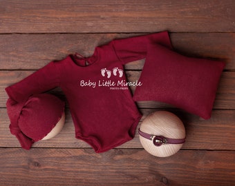 JOY collection newborn outfit, Christmas set, newborn Christmas set, newborn photo prop, newborn red body, newborn prop, photo prop, vintage
