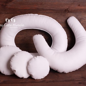 Beanbag posing set, Posing pillows, Newborn posing set, Posing pillow set, Posing ring, Posing egg, Posing twirl, Newborn photo prop,