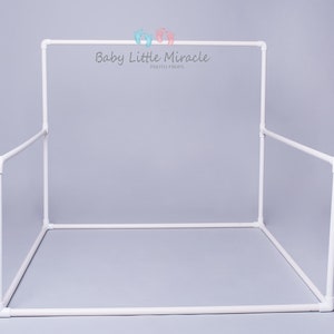 RTS, support exclusif + étui de transport, support pour pouf pour photographes, support pour pouf, support pour toile de fond, accessoire photo pour nouveau-né, toile de fond pour nouveau-né