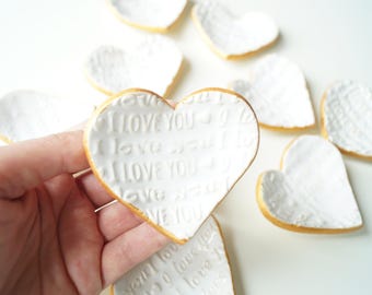 Wedding Favors for Guests in Bulk, heart trinket dish, Rustic Wedding Thank You Gifts, Boho Favors