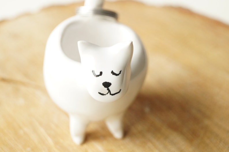 Little Cat Bowl Jewelry Holder Cat Jewelry Dish Gift for Cat Lovers Ceramics and Pottery Ring Holder
