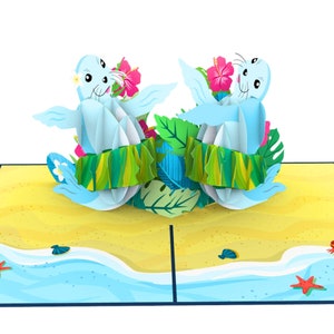 Hula Dance Pop Up Card