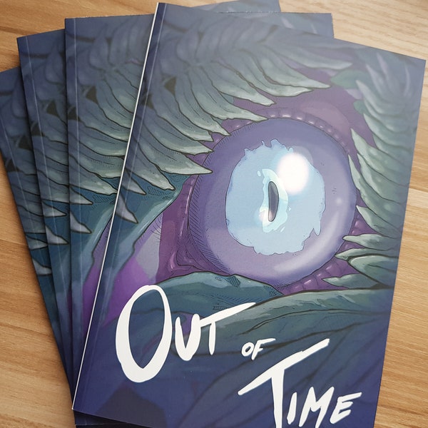 Out Of Time Comic - Seconds Copy, A5 Book, Indie Comic, Cool story but make it about Dinosaurs