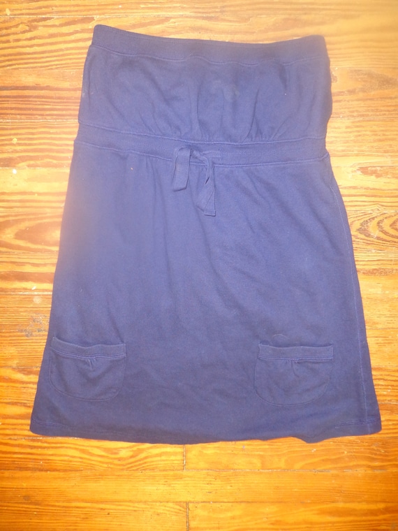 Dark Blue Strapless Top By Old Navy Size X Small - image 1