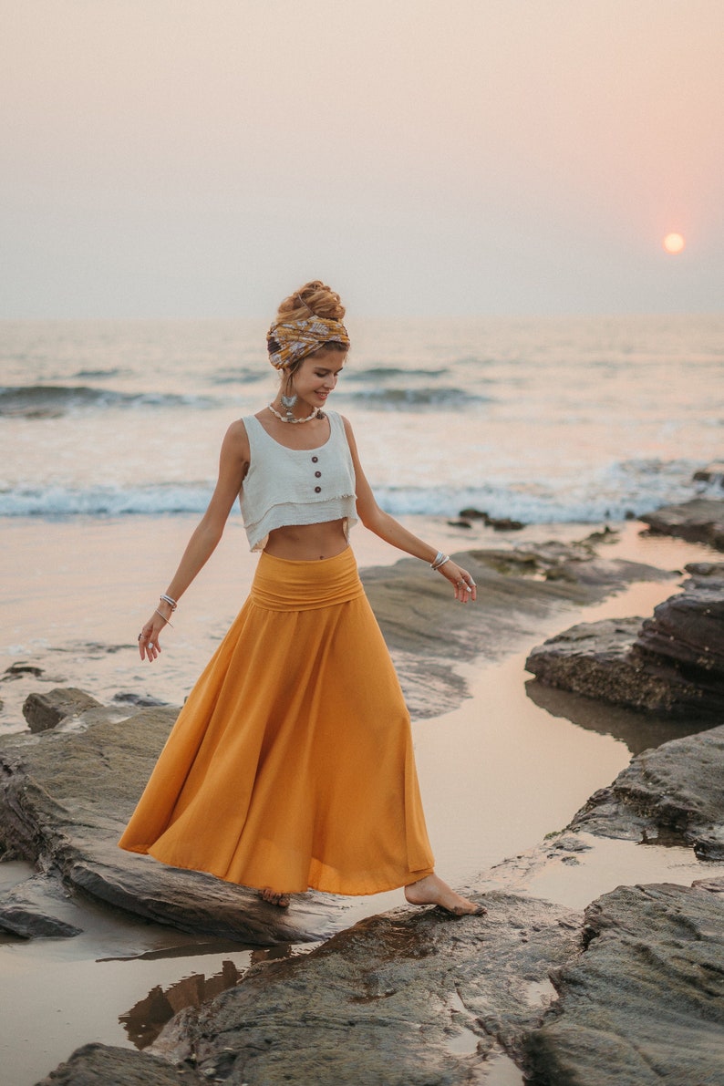 Long boho skirt image 1