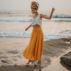 Long boho skirt image 5