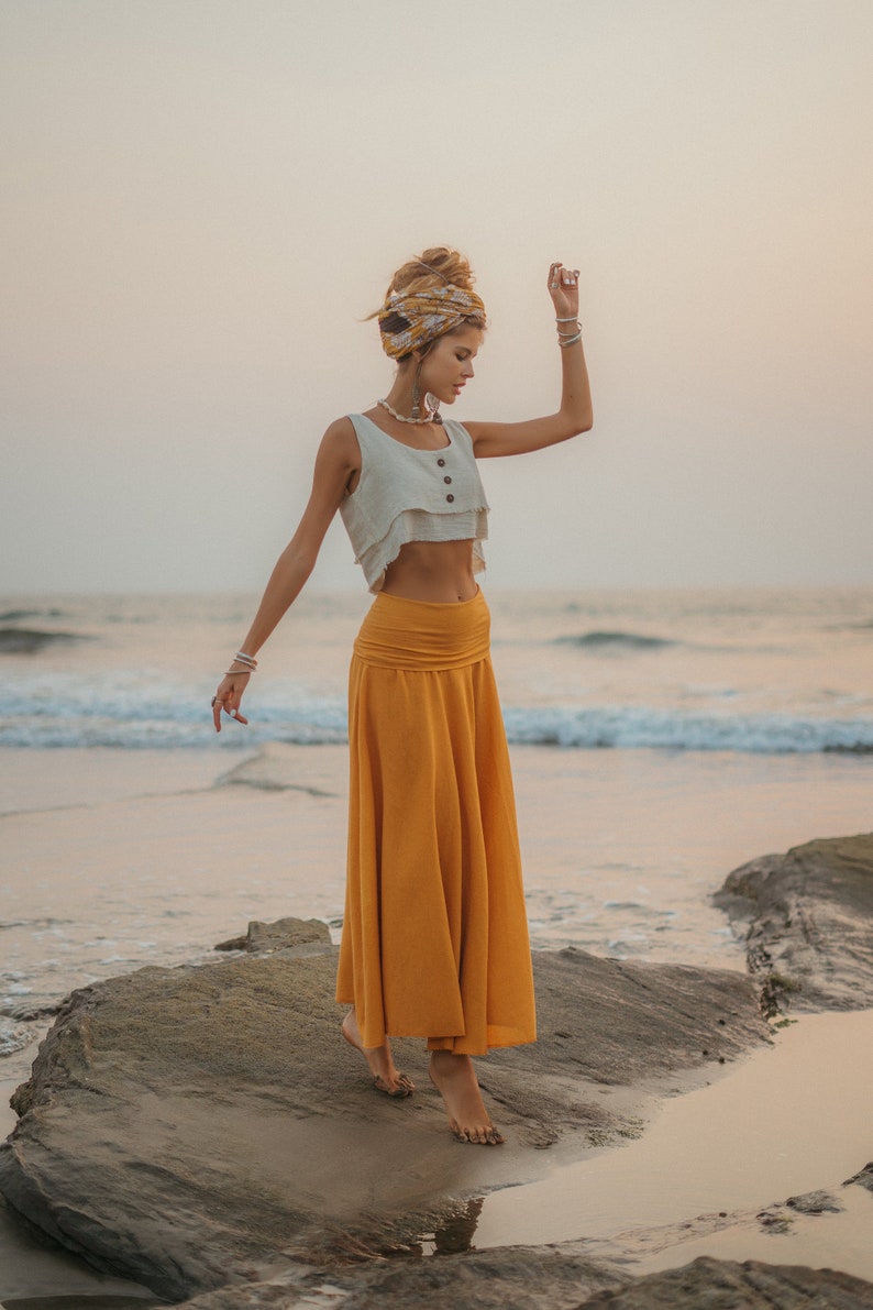 Long boho skirt image 2