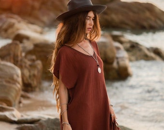 Robe ample boho