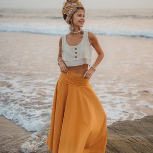 Long boho skirt image 6