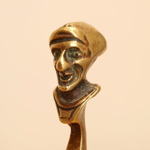 Solid brass decorative spoon || antique || perfect vintage condition