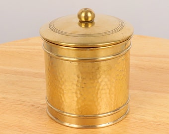hand beaten copper Beautiful little Pelican bird box