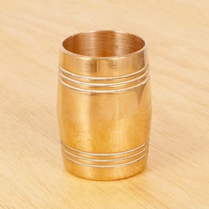 Mini Barrel / paperweight / pen holder  || High quality Solid Brass Vintage accessory || Paperweight / Inkwell / holder