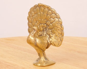 Peacock || Home decor || Bird statue || Vintage Solid Brass Peacock
