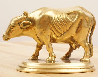 Cow || Vintage Solid Brass