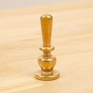 Paperweight || Vintage solid brass || Handle for small seal