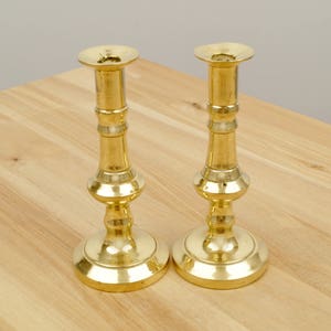 2 Candlestick Holders / Candle holder || Small || Vintage Solid Brass candle holders || Candle light accessory