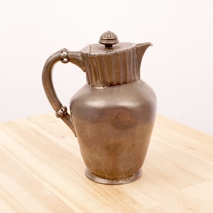 Pewter Jug / Pitcher || Antique Pewter || simple design