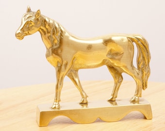 ヴィンテージの真鍮製馬の置物 – 2個セット、インドで手作り - Etsy 日本