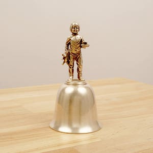 Desk Bell || Vintage Silver Plated || Christmas 1976 bcs