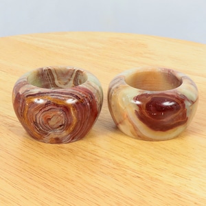 Marble onyx 2 candlestick / chamberstick holder || Simple design || Marble / marmor