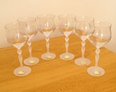 Set of 6 Vintage Inn Crystal glasses Procentage PbO Bleikristall 24 Procentage Lead Crystal in box