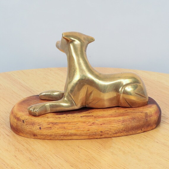 犬の像 |- グレイハウンド || かわいいヴィンテージの犬の彫刻