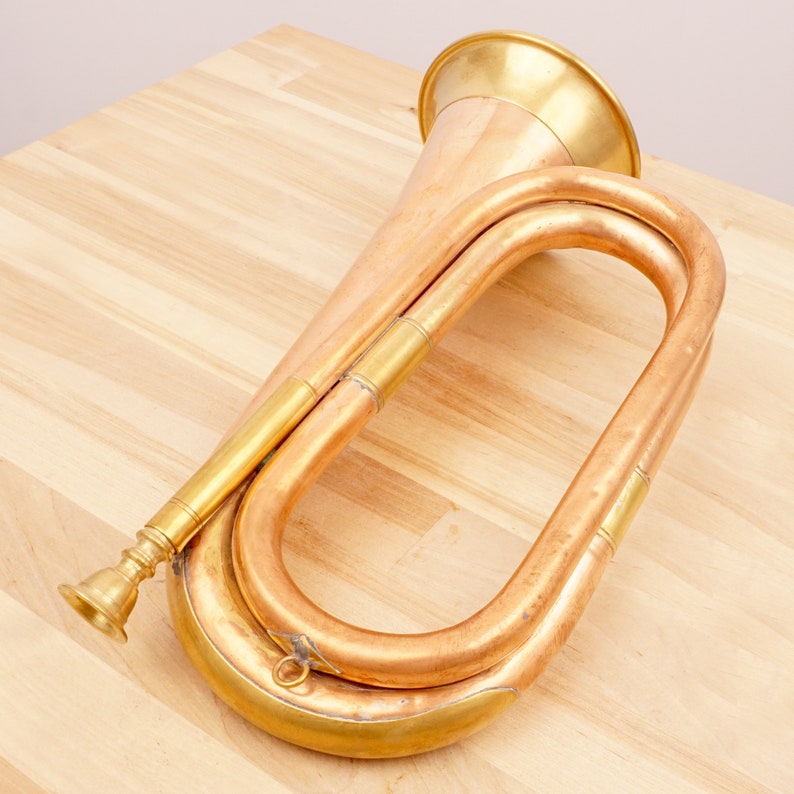 Horn / Trumpet Copper and solid brass Vintage in working Etsy
