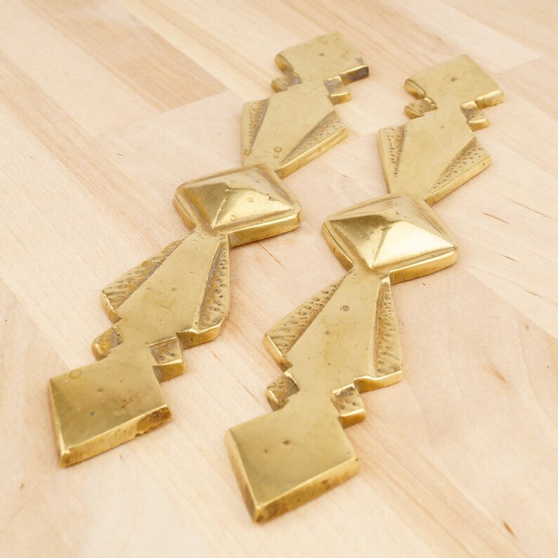 Brass decor set / ornament / brass furniture vintage solid Etsy