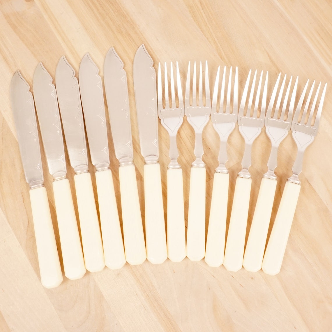 RYALS Fork & Knife Set 6 People EPNS A1 Original Box Etsy