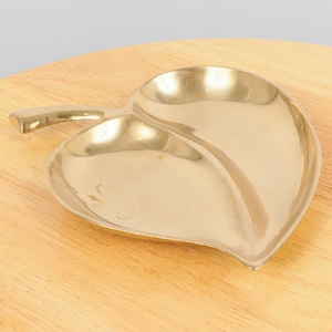 Leaf design Bowl / tray / plate / dish / food server / candy dish || Vintage solid brass ring tray / jewellery plate / ashtray / pin plate