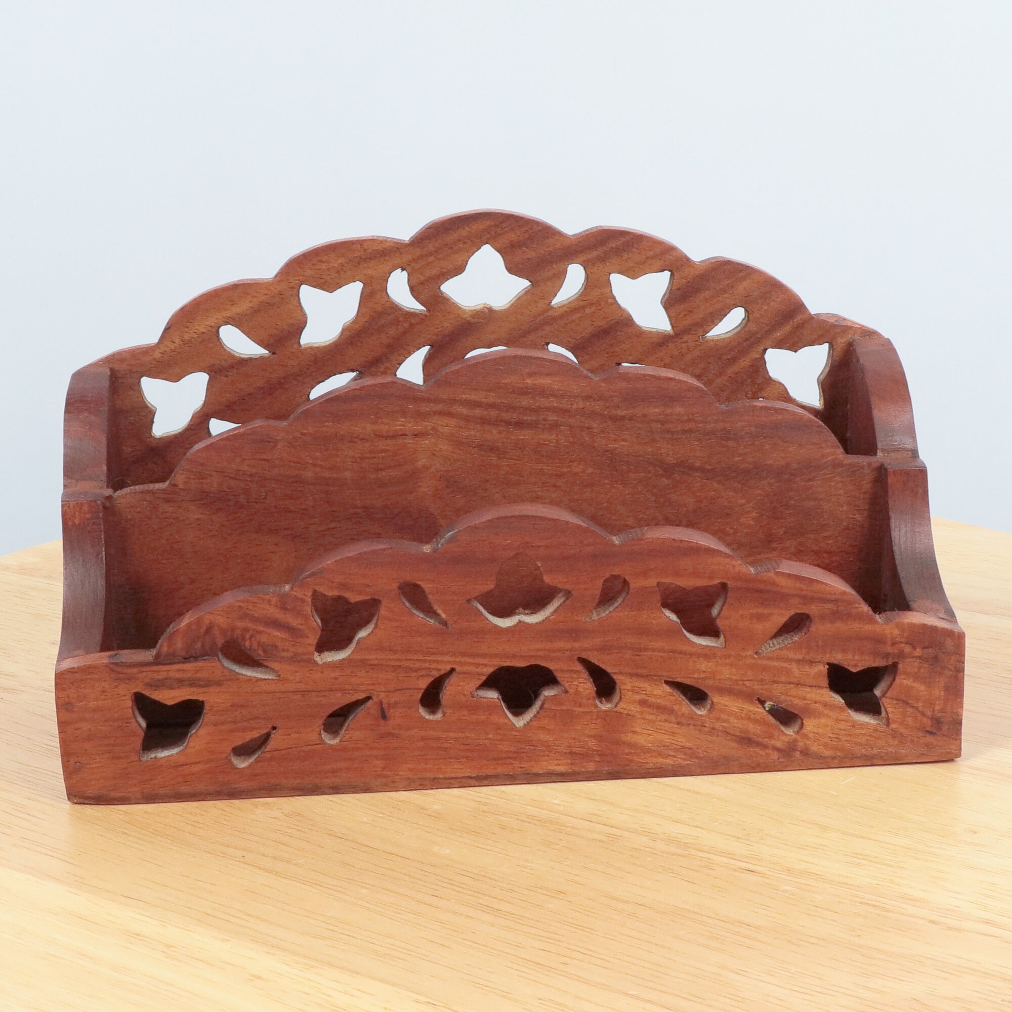 N Paper Rack Solid Wood Letter N Paper Rack Solid Wood Letter