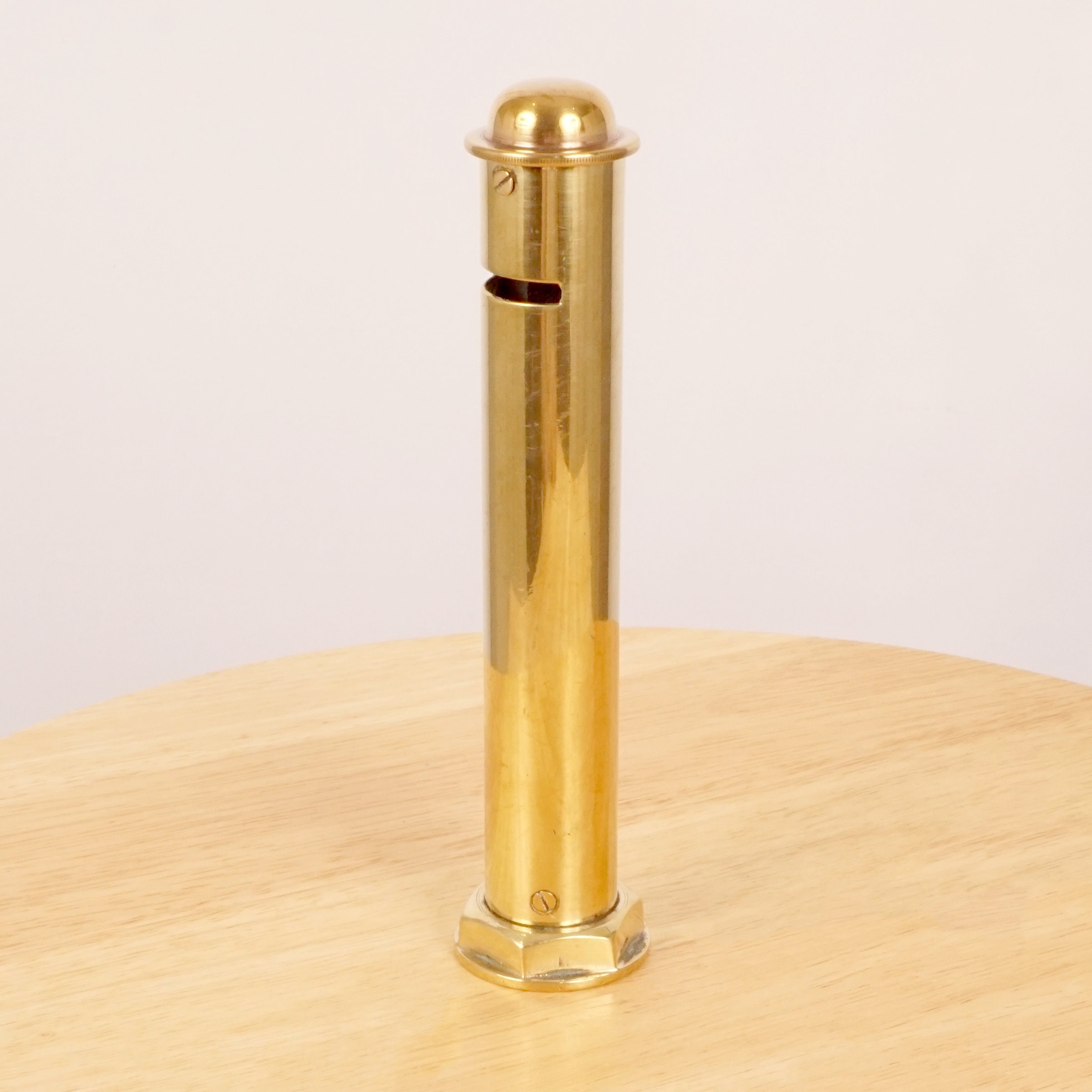 Brass Savings Bank / Coin Counter Vintage Solid Brass Etsy