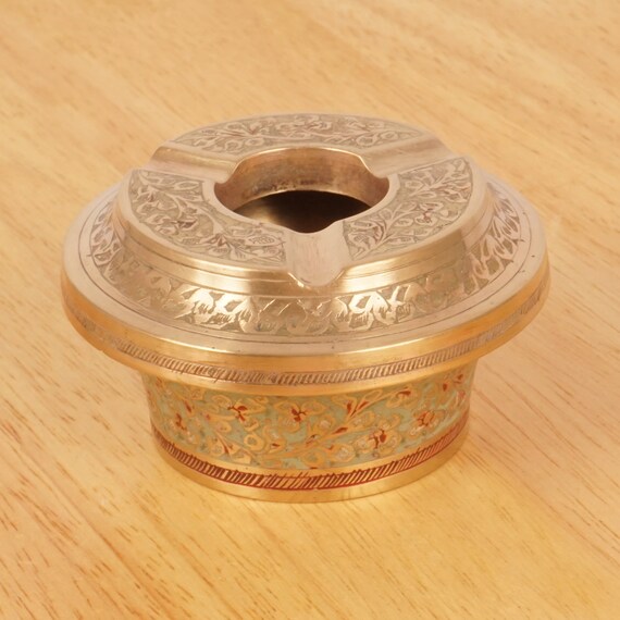 タバコ入れ 小物入れ 灰皿 彫金 メキシコ ビンテージ アンティーク