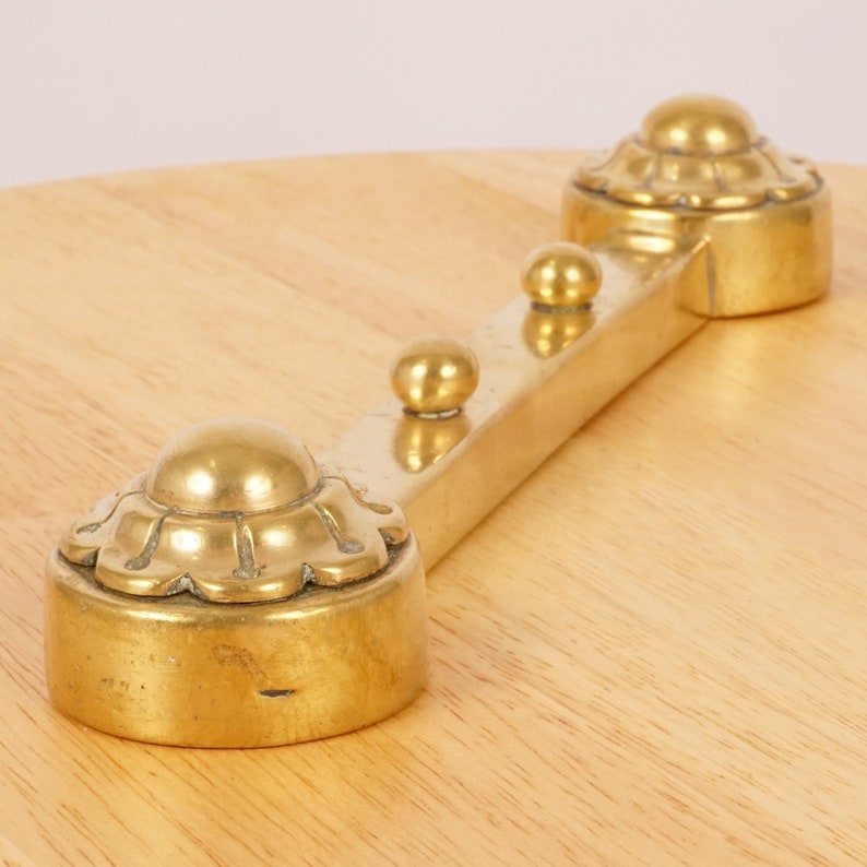 Antique Paperweight Simple Design Solid Brass With Cast Etsy