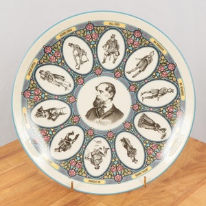 Charles Dickens Characters || Vintage Plate Wedgwood || Solid ceramic/percaline