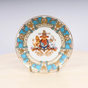 Queen Elizabeth II Golden Jubilee Plate | 1952–2002 Limited Edition Dish | Royal Collection Fine Bone China | Commemorative Collector Plate
