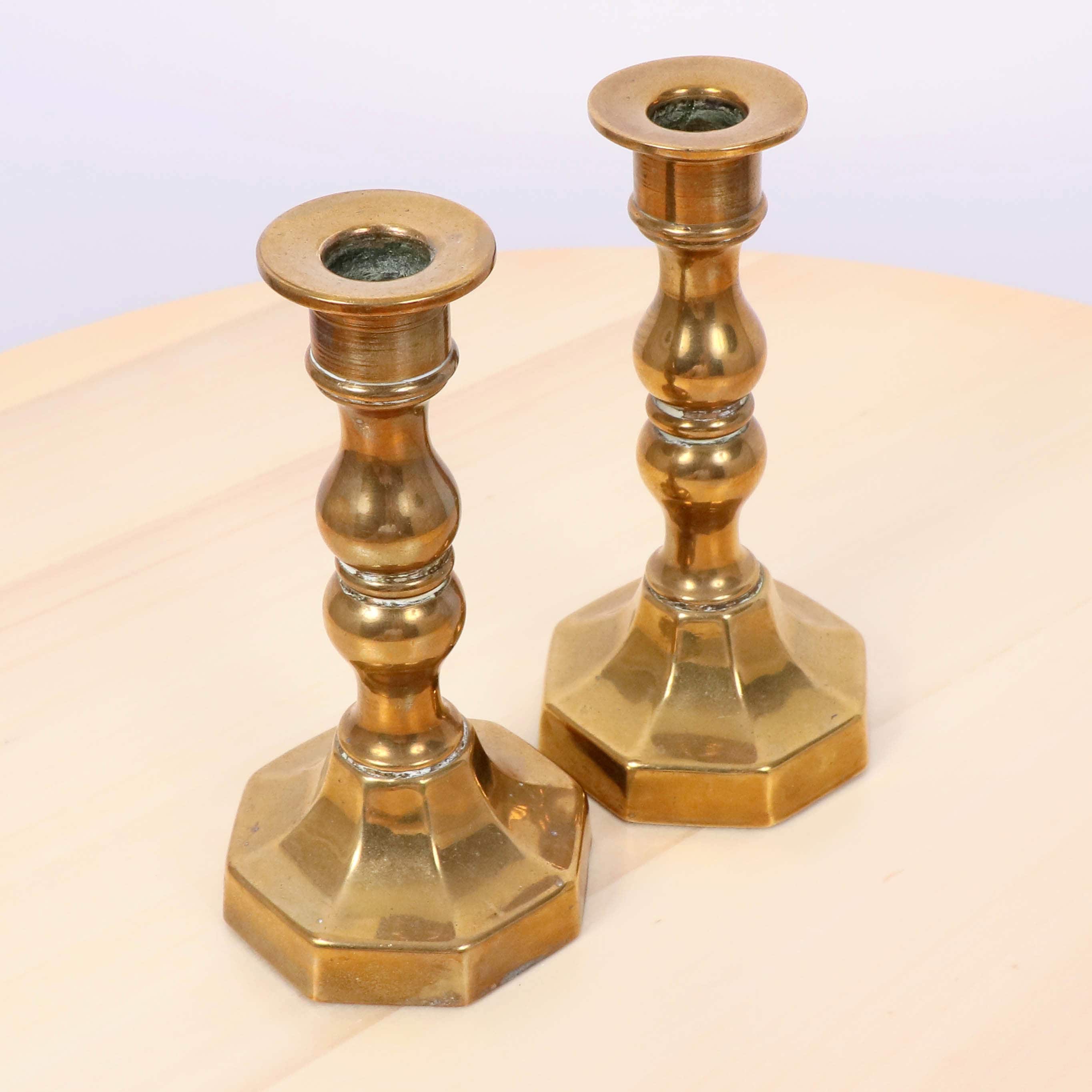 Octagonal Holder Octagon Shape Base Candle Holders / Candlestick Holders || Antique ...