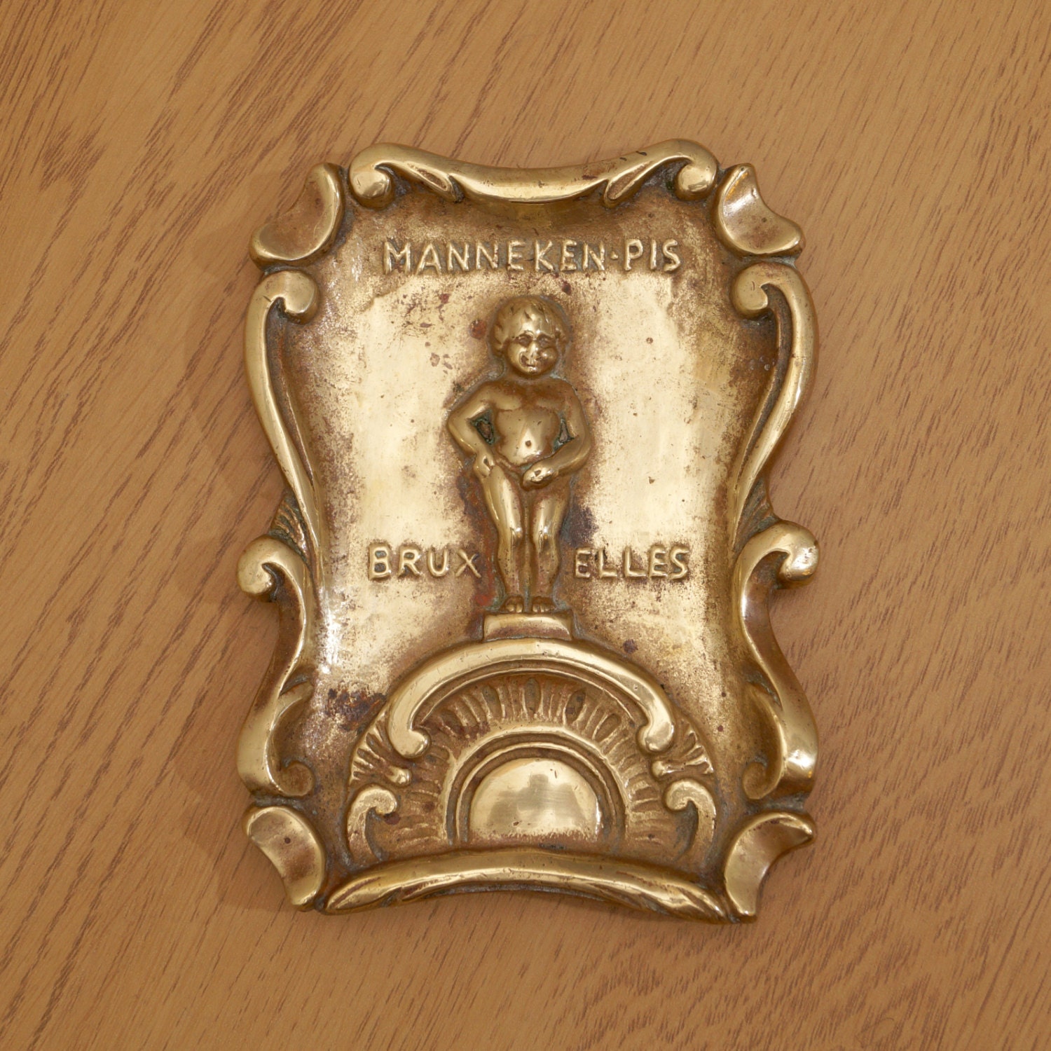 Manneken-pis Bruxelles Ashtray Vintage Solid Brass - Etsy