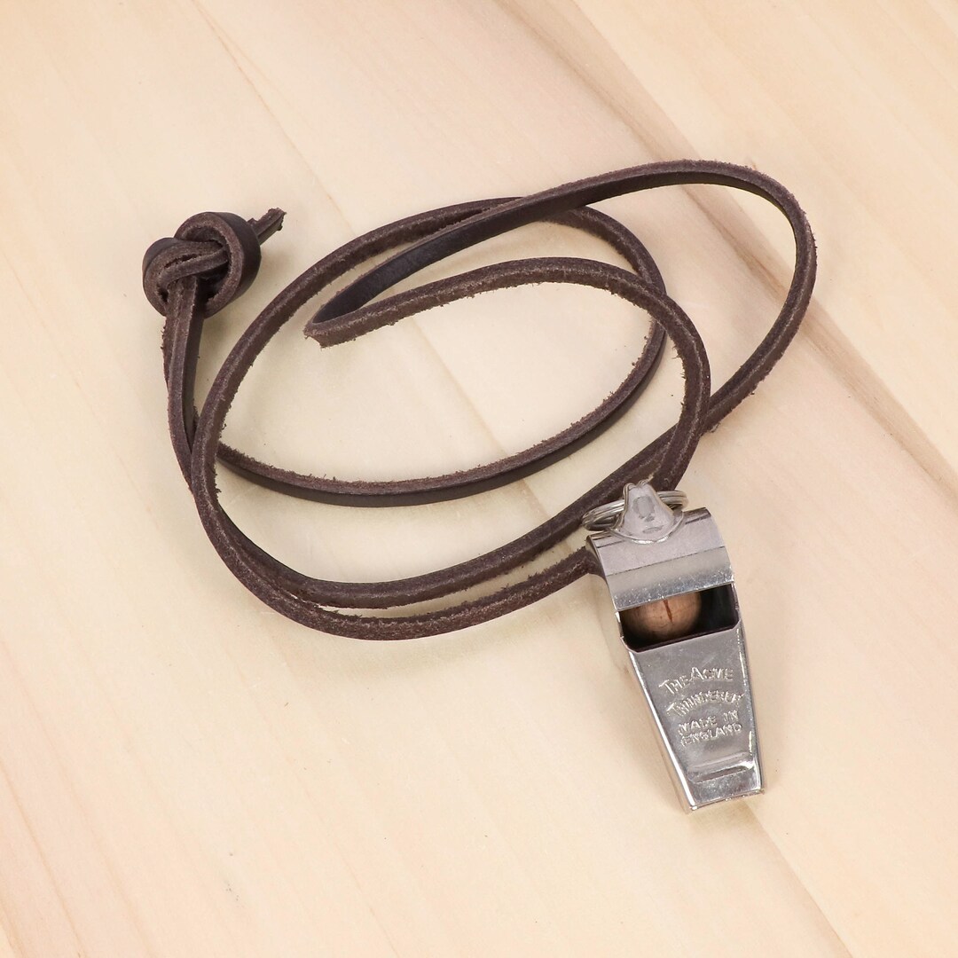 Sifflet Vintage The Acme Thunderer - Métal, Boule Liège, Fabriqué En Angleterre