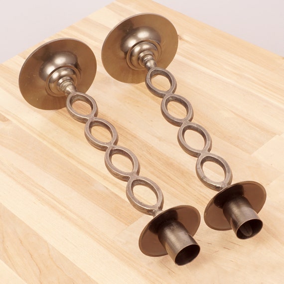 アンティーク風メタルキャンドルホルダー2個セットvintage 楽天市場