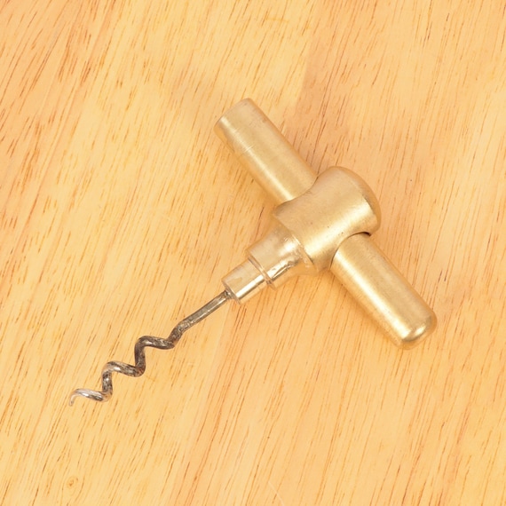 Corkscrew Vintage Solid Brass Foldable Bottle Opener