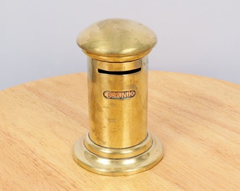 Savings Bank / Piggy bank || Vintage solid brass || Simple design || Mailing box design